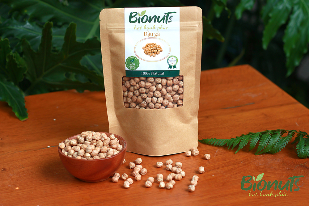 Combo of 2 Bags of Bionuts Organic Chickpeas 500g (Total 1 kg) - Rich in Protein, Good for the Heart, Supports Digestion, Helps Control Weight,..