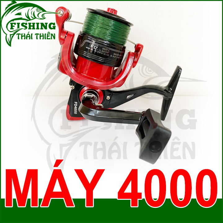 [HCM]Máy câu cá LD 2000 3000 4000 tặng 100m dây đã vào sẵn máy