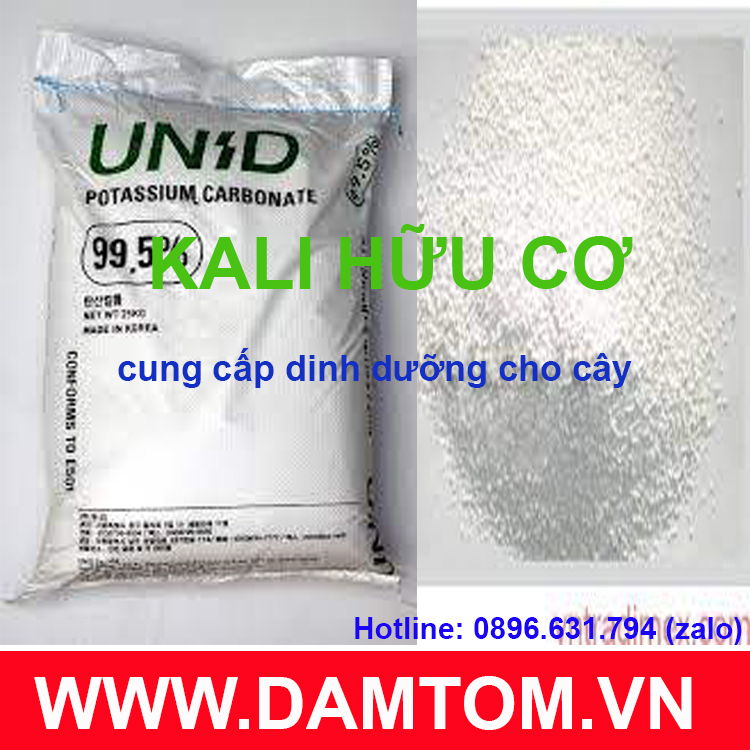 Phân bón lá siêu kali hữu cơ- kali cacbonat k2o = 68%