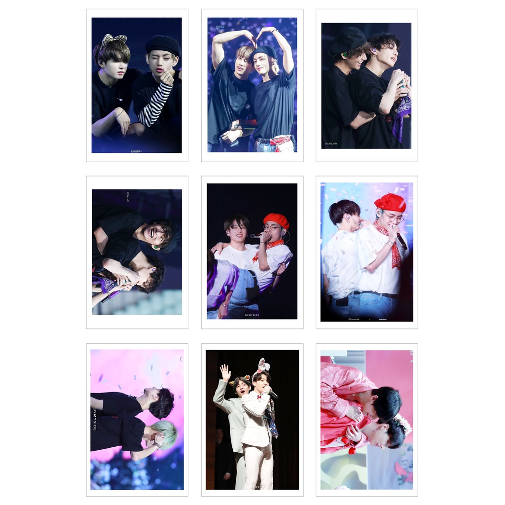Lomo Card Ảnh VKOOK ( V & Jungkook moments) 45 ảnh