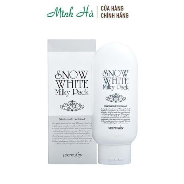 Kem dưỡng trắng toàn thân Secret Key Snow White Milky Pack 200g cao cấp