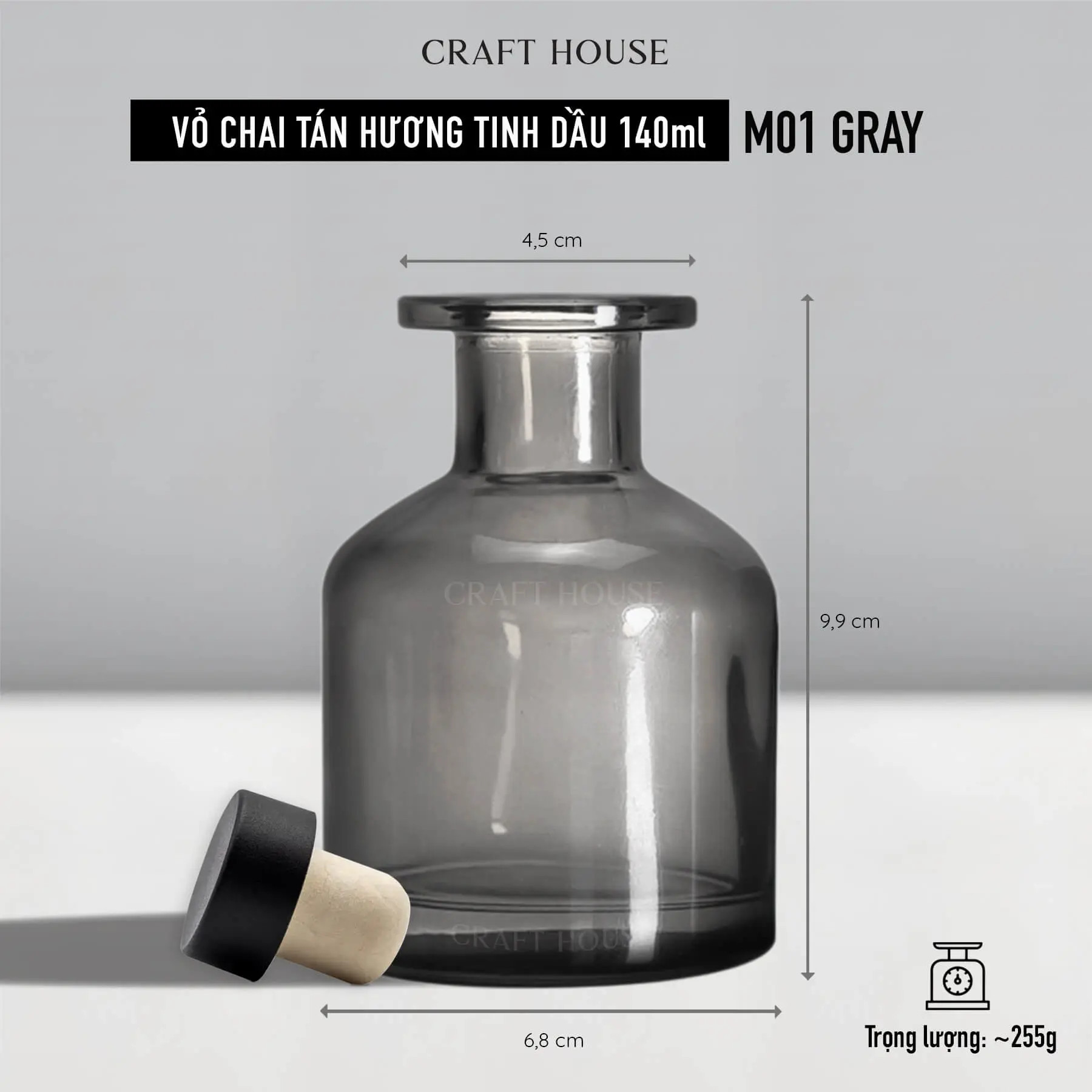 Vỏ Chai Khuếch Tán Tinh Dầu Thơm 150ml
