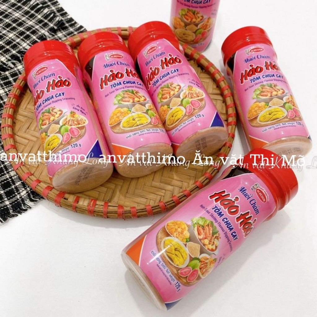 Muối hảo hảo chấm chua cay hàng chính hãng (hũ 120gr)