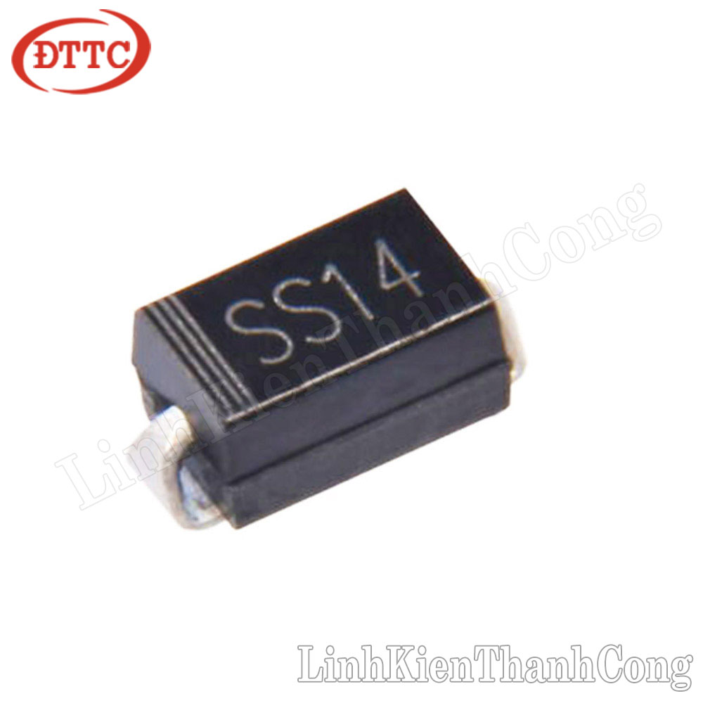 Bộ 2 chiếc diode ss14 smd schottky 1a 40v