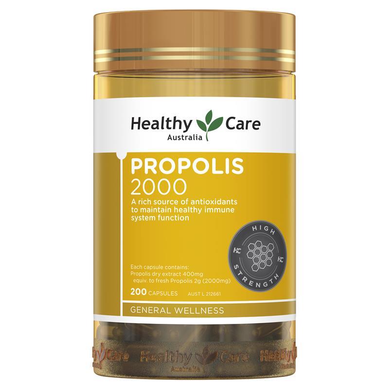 Healthy Care Propolis 2000mg 200 propolis pills from Australia