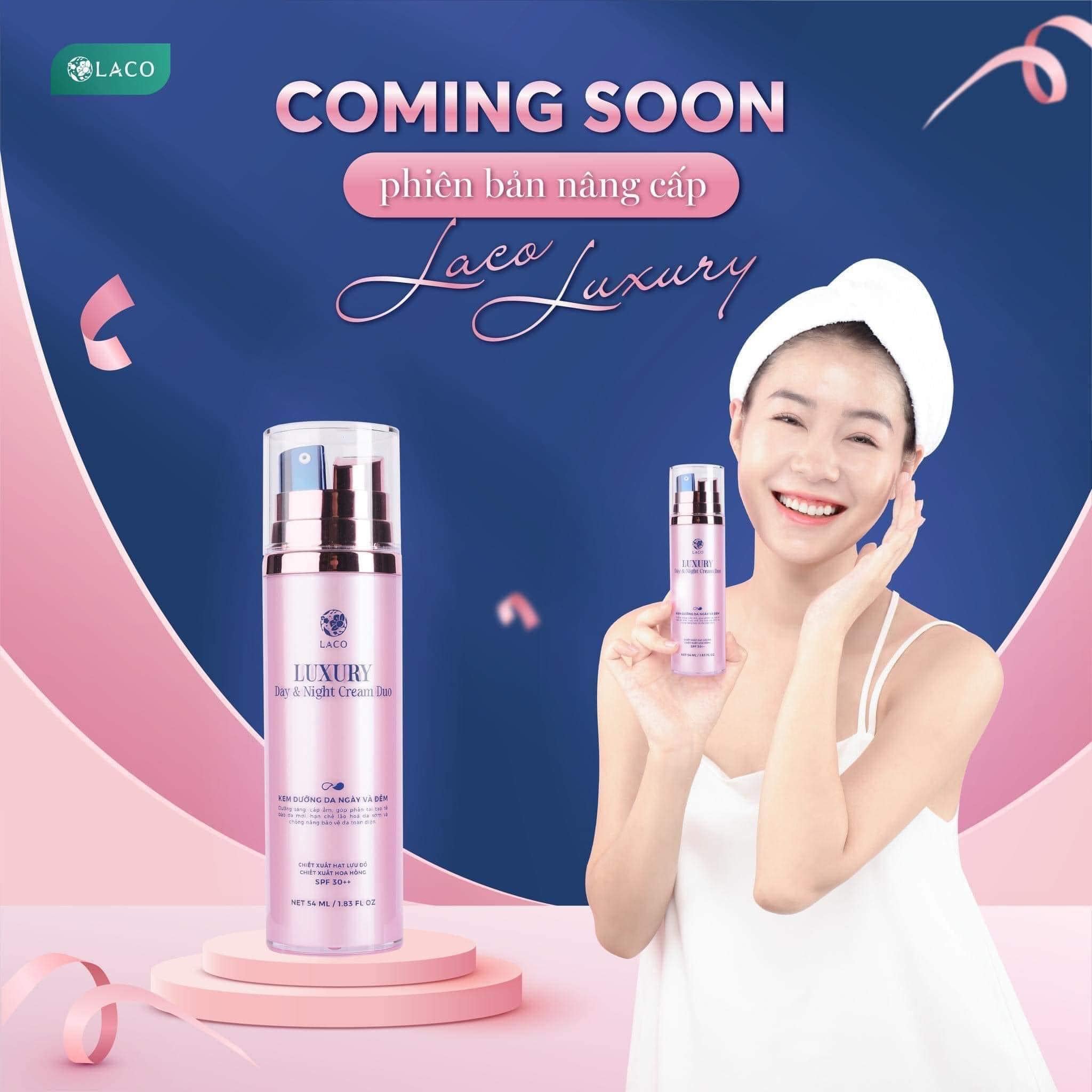 Kem dưỡng da ngày và đêm laco - luxury day & night cream duo mẫu mới