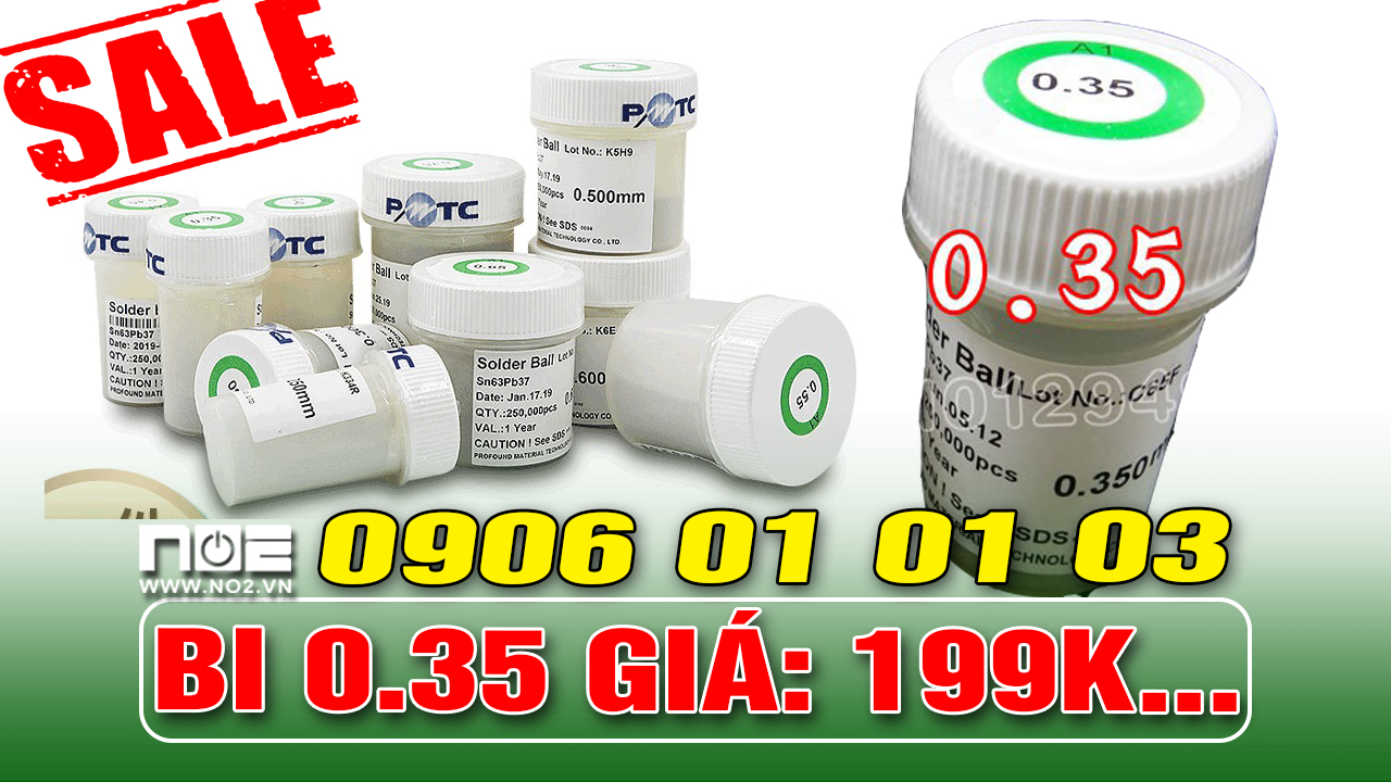 Chì bi 0.35 0.3 0.25 0.2 Làm chân chipset