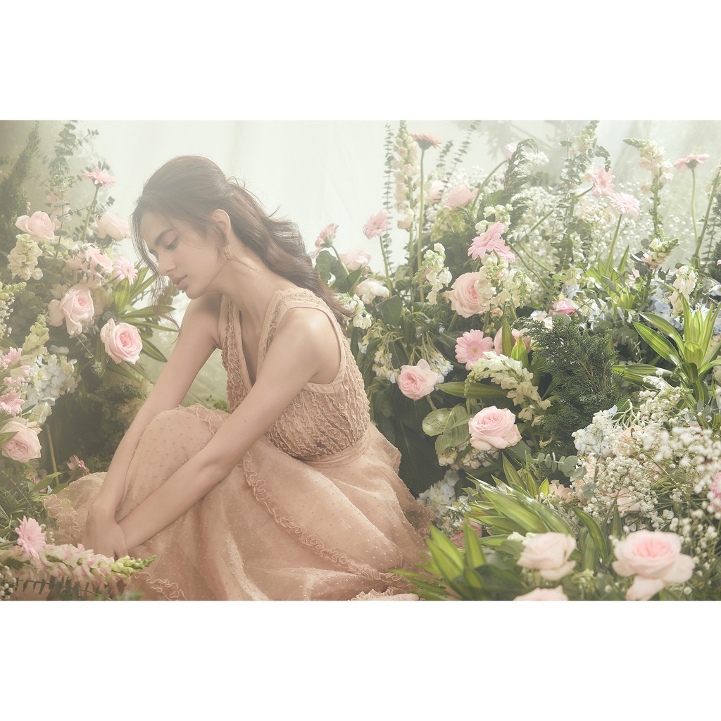 MIRA - Poly Dress Đầm nữ chấm bi ba tầng