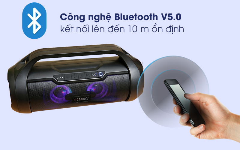 Loa Bluetooth MozardX BM01 Đen