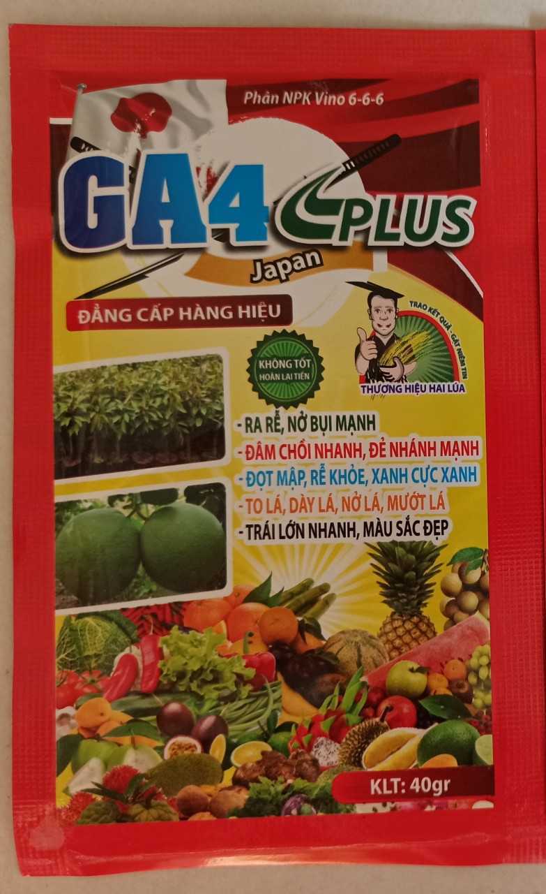 Phân bón GA4 Plus - Gói 40g