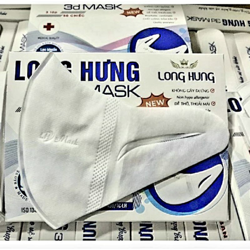 Thùng 100 cái khẩu trang 5D MASK hàng cao cấp