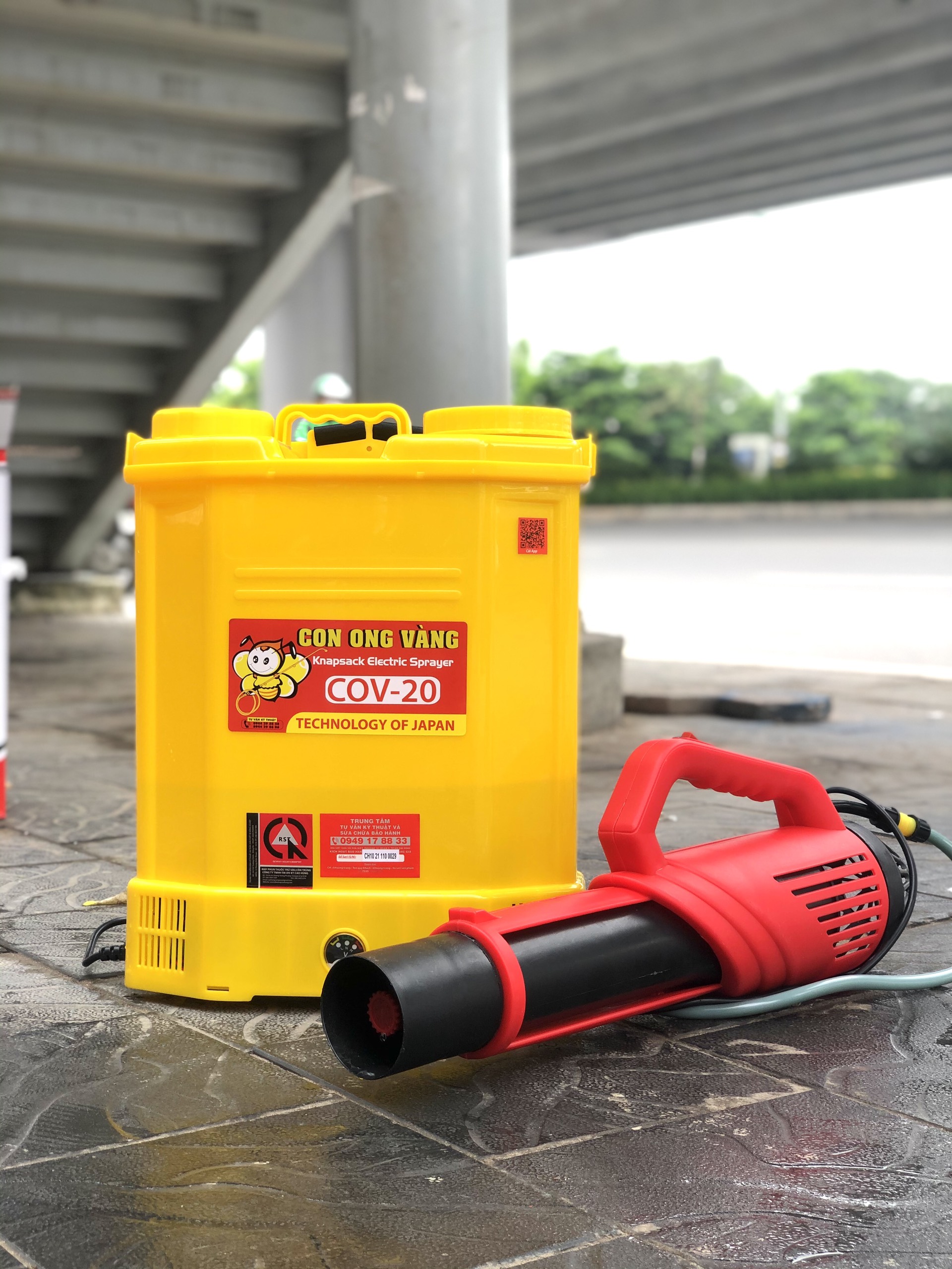 Bình phun th.uốc dạng sương, Máy phun sát khuẩn phòng dịch
