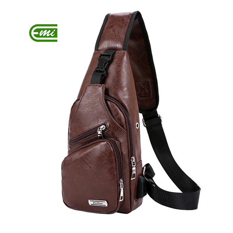 Túi Đeo Chéo Bằng Da Cao Cấp EMI BE90 3