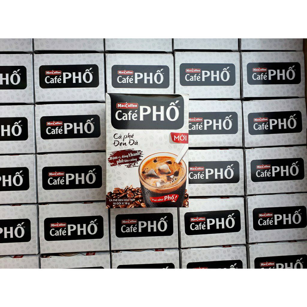 Cà phê PHỐ cà phê đen dây 10 gói