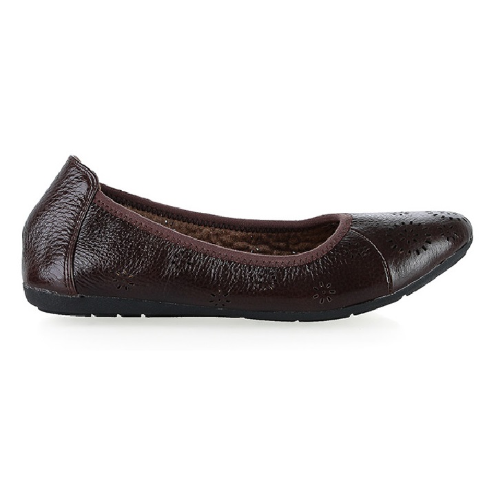 Giày nữ hoa văn da bò nhiều màu HK7947-48-49