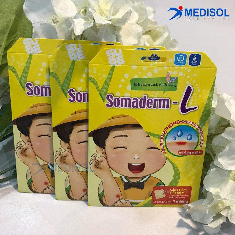 Combo Miếng Dán Mụn / Vết Thương Somaderm - L (7.5cm x 7.5cm)