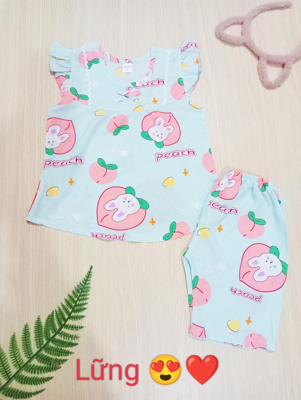 [6-25 ký] Đồ tole bé gái lửng , họa tiết