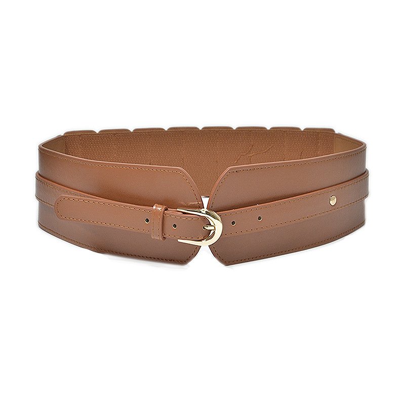 Đai váy nịt đầm full da đai kim Thời trang Bản 8cm