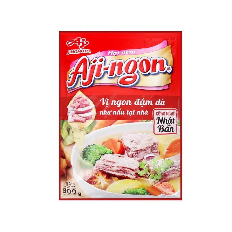 [Free Ship] - Hạt nêm Aji-ngon ngọt đậm đà gói 900g