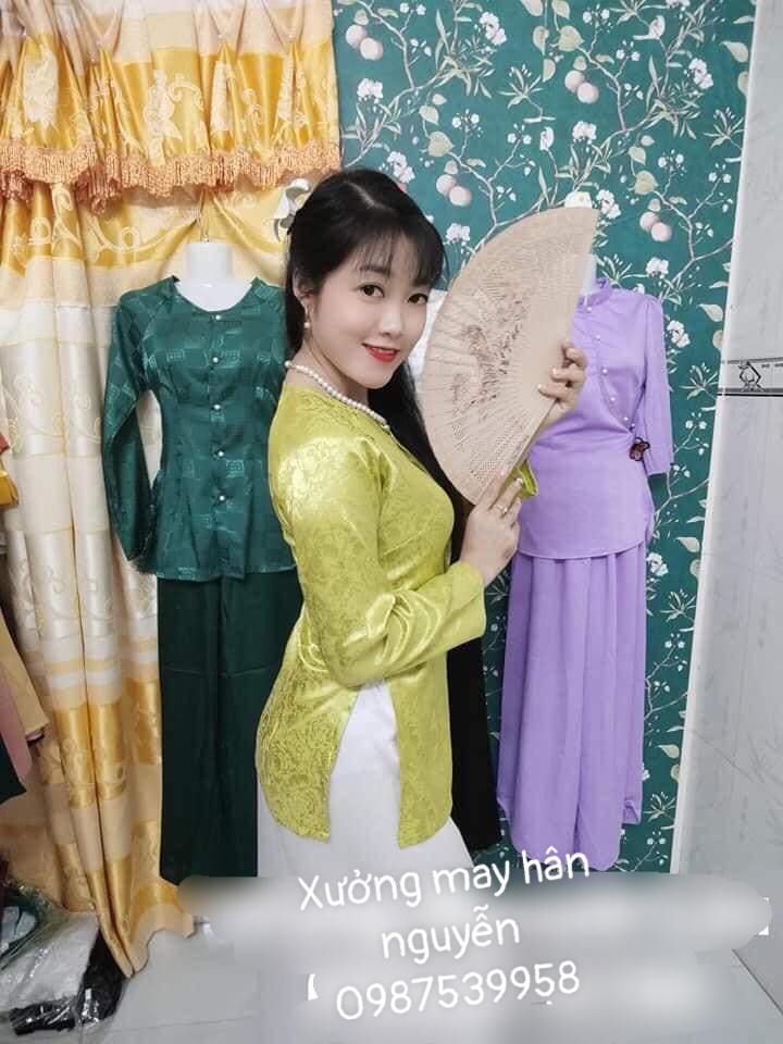 SÉT BÀ BA GẤM (KÈM QUẦN)