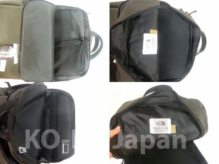 balo the north face shuttle daypack