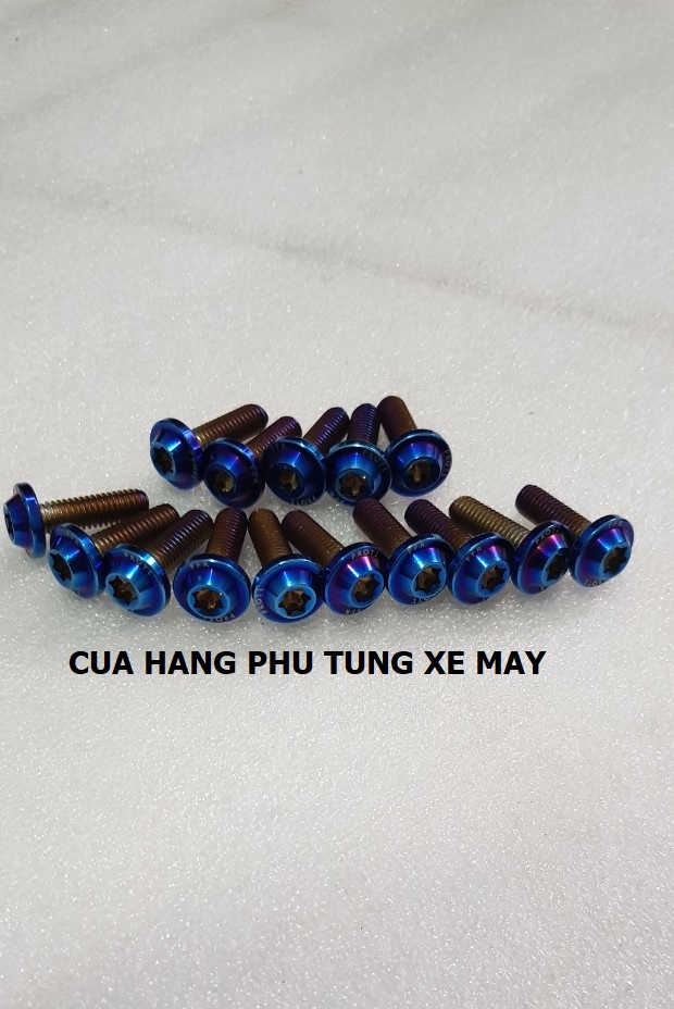 Bộ 15 ốc PROTI TITAN gắn dàn áo xe WAVE