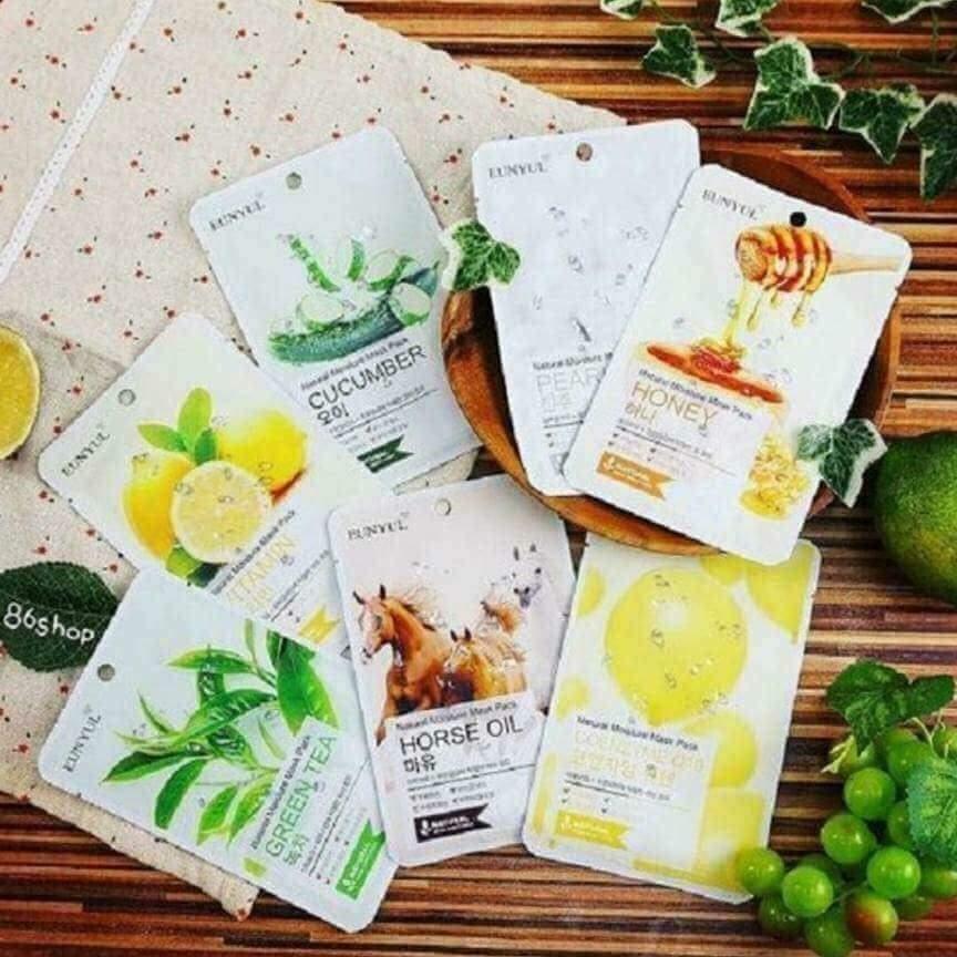 [HCM]10 Miếng Mặt Nạ Eunyul Hàn Quốc Tặng 1 Miếng [Mix đủ loại]