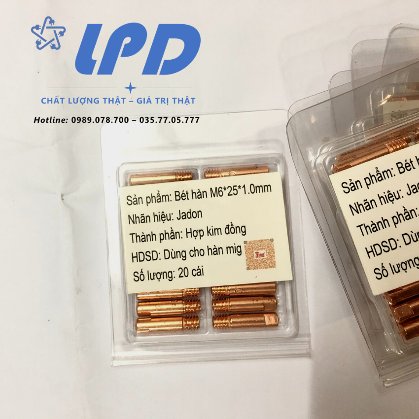 Bộ 20 bép hàn 0.8ly và 1.0ly của máy hàn MIG mini
