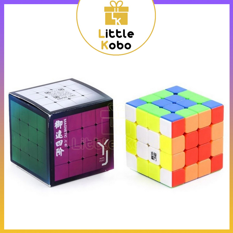Rubik 4x4 YJ YuSu 4x4 V2 M Stickerless V2M Rubic 4 Tầng Đồ Chơi Trí Tuệ Trẻ Em Phát Triển Tư Duy 4x4x4 - Little Kobo