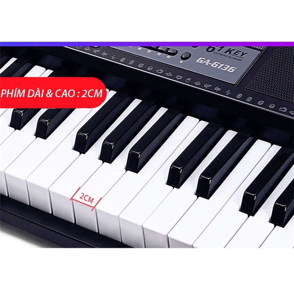 [ Hàng đẹp] Đàn piano 61 phím dành cho người mới học đàn