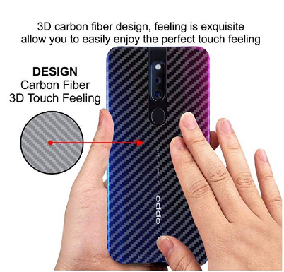 Miếng dán vân cacbon, các bon mặt lưng cho OPPO F11/f11Pro