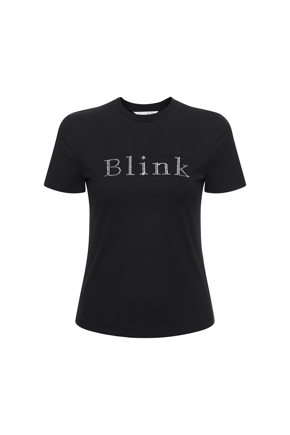 [Outlet Sale] Dottie - Blink Rhinestone T-Shirt - Black - T0789