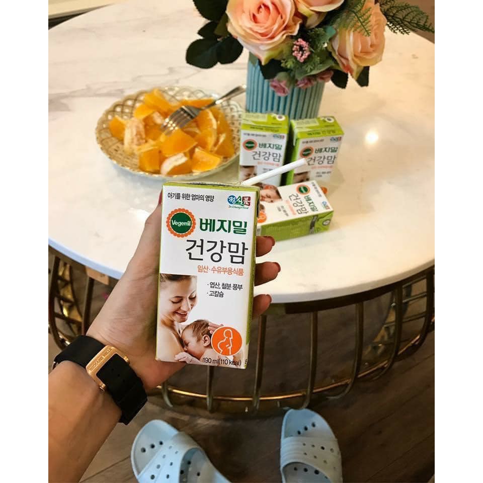 Sữa bầu Vegemil Hàn Quốc 190ml (thùng 16 hộp)
