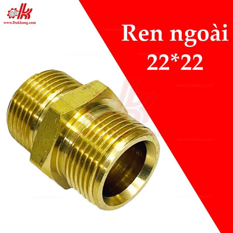 Nối dây rửa xe ren 22