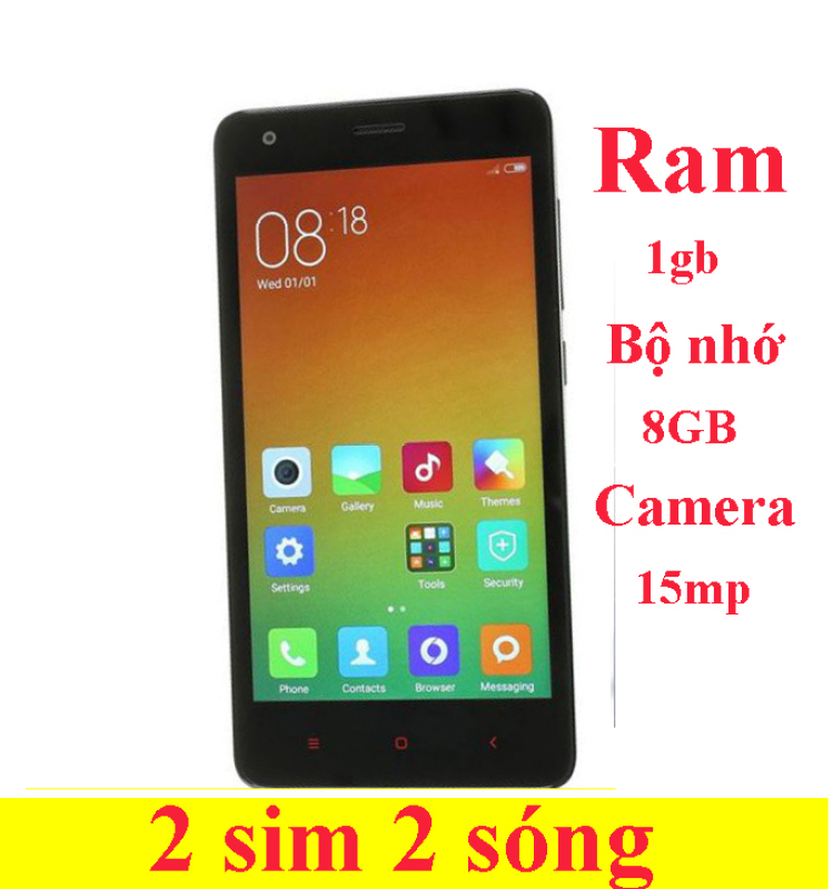 Điện thoại cảm ứng 2 sim Xiaomi 2a giá rẻ lướt web chơi game