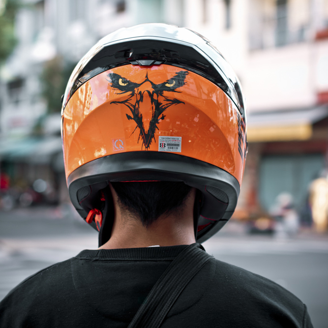 Mũ Bảo Hiểm Fullface Lật Hàm EGO E9 – 2 Kính