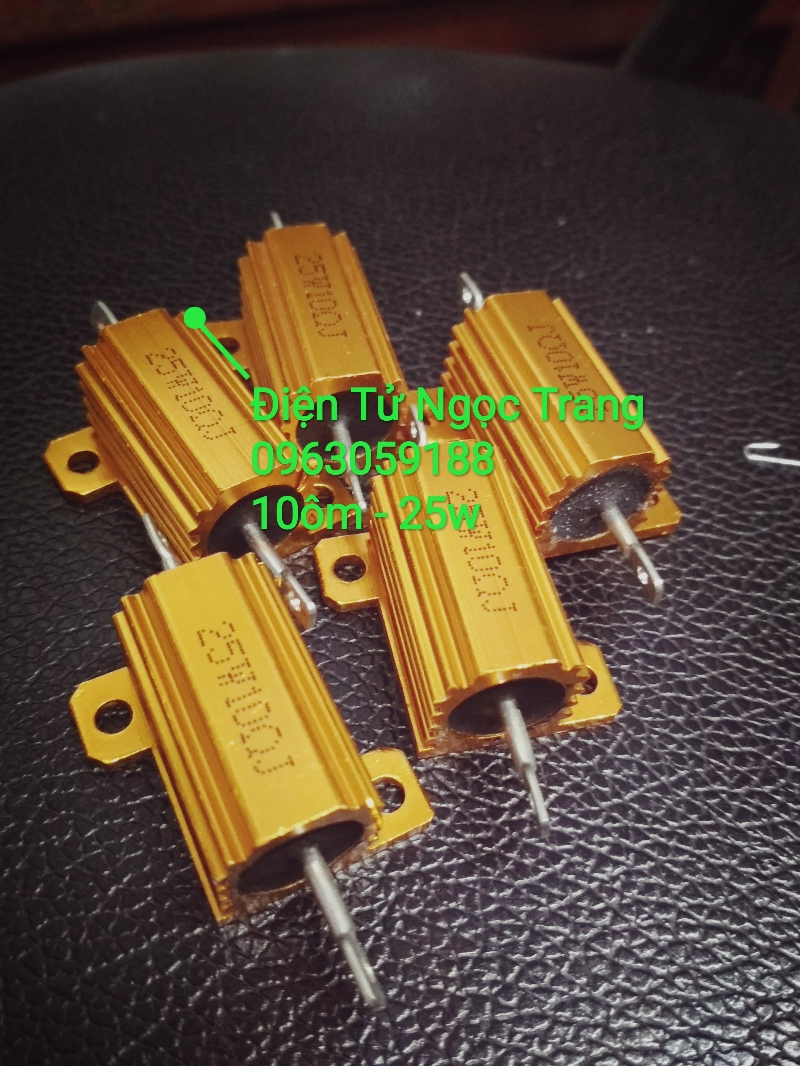 2 Điện Trở Nhôm 10 ôm 25w
