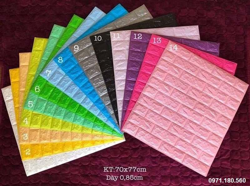 Mẹo thi công và sử dụng miếng dán tường