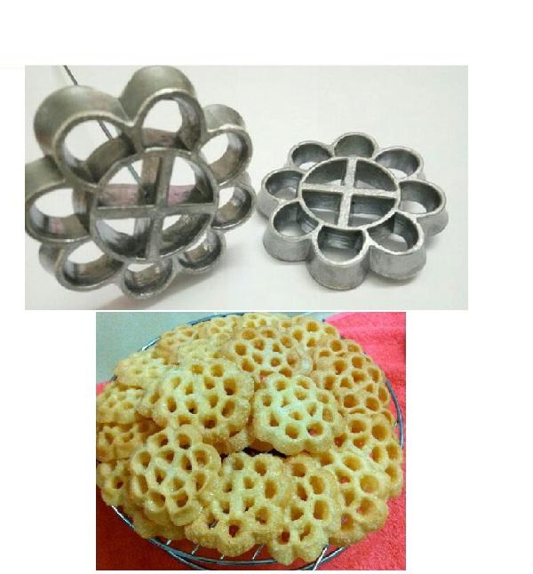 Bộ 2 Khuôn Làm Bánh Nhúng Hoa Mai Size Lớn 9CM T.H Dragon