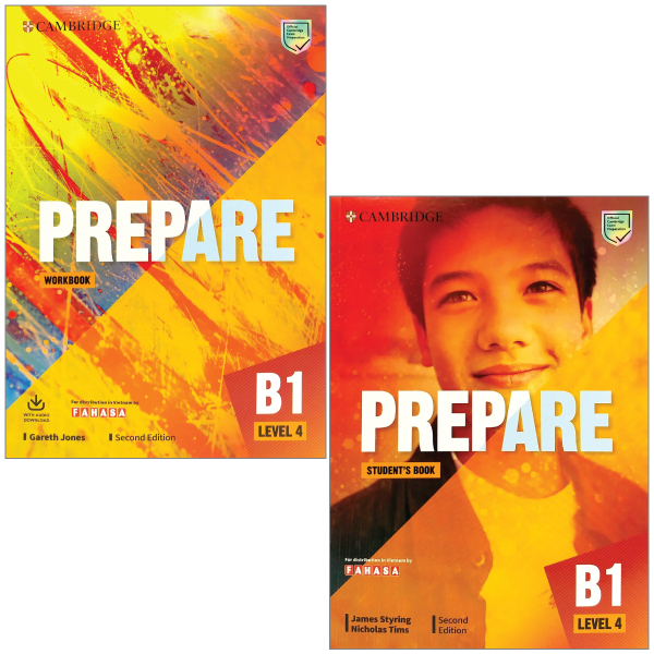 Fahasa - Combo Sách Hay Prepare B1 Level 4: Student's Book + Workbook With Audio Download