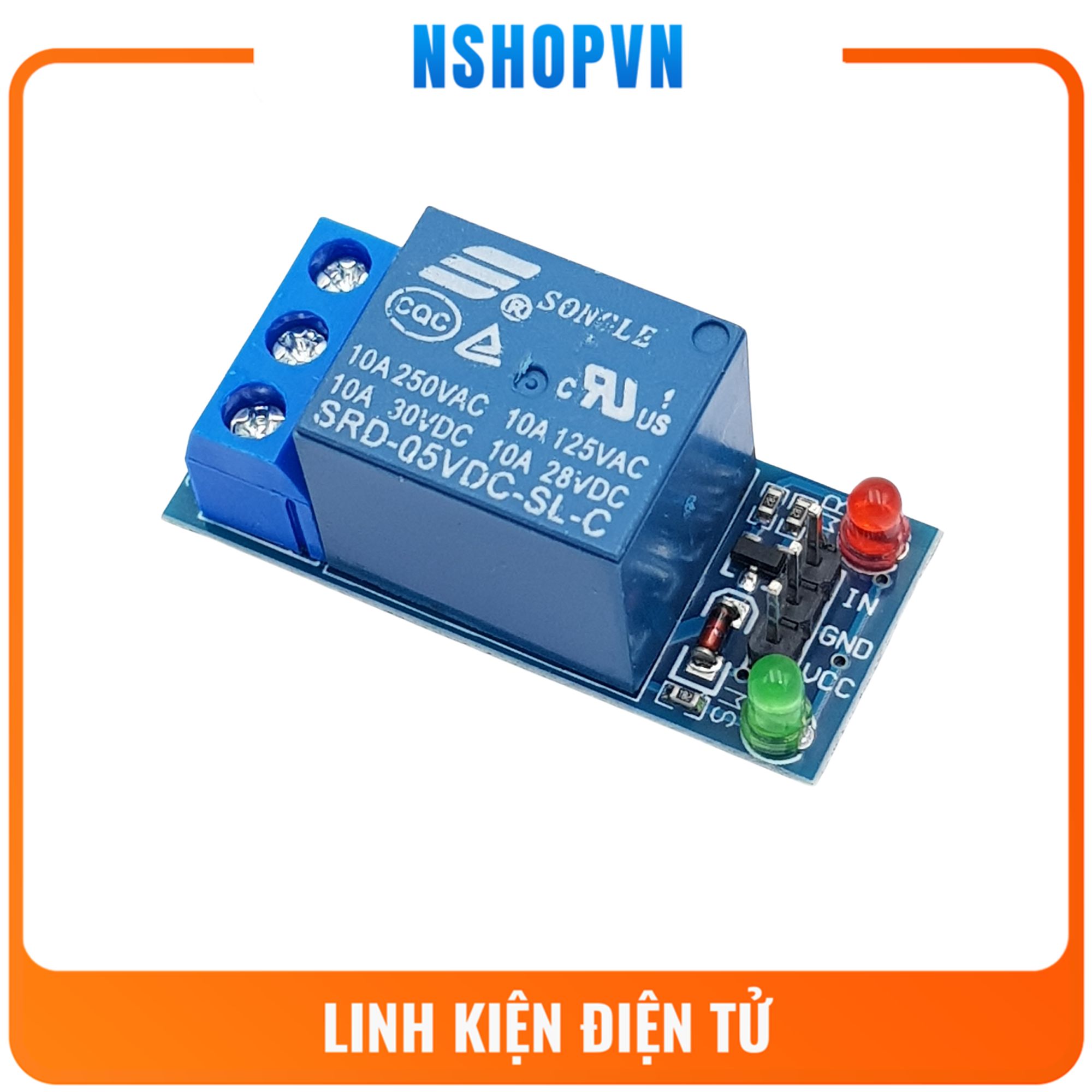 Module 1 Relay Kích Mức Thấp 5VDC