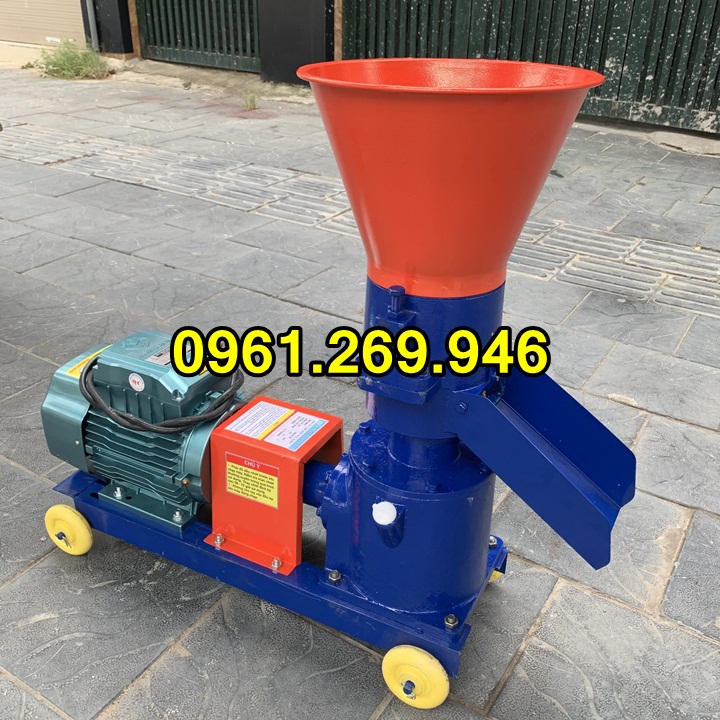 Máy ép cám viên trục đứng S150 motor 3kw dây đồng tốc chậm bảo hành 12 tháng