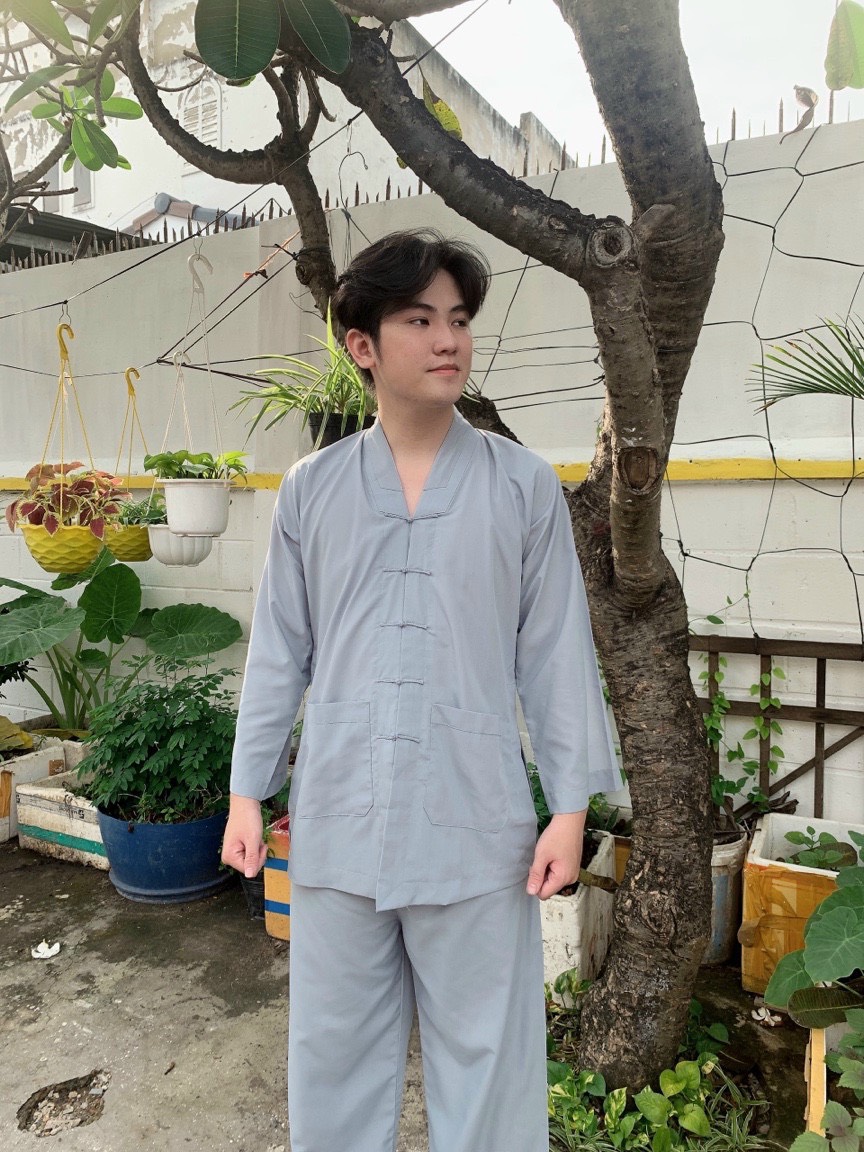 đồ lam đi chùa - mẫu la hán Nam ( vãi kate )