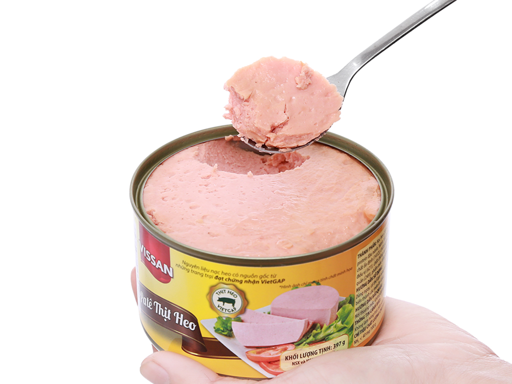 Pate thịt heo Vissan hộp 397g