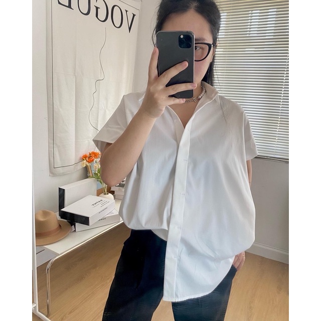 Áo sơ mi nữ SATHY tay cánh dơi cao cấp ( doly shirt)