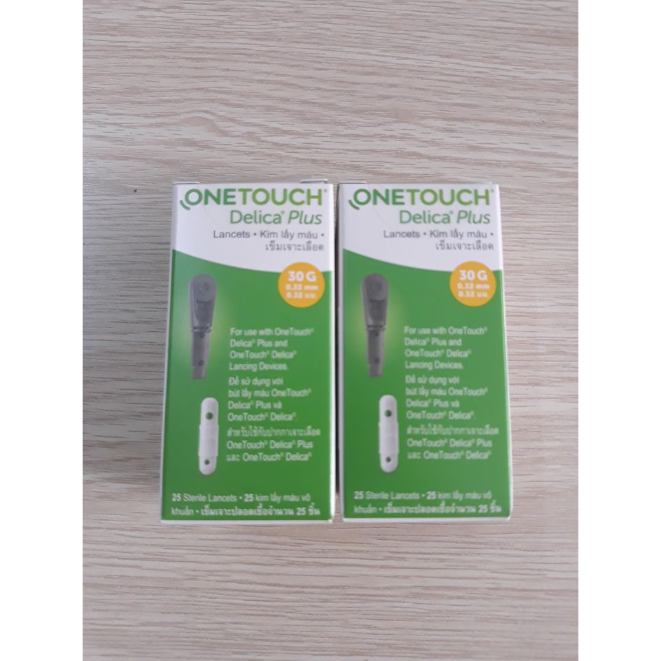 [HCM][CHÍNH HÃNG] Que thử đường huyết One Touch Select Plus Simple. Hộp 25 que