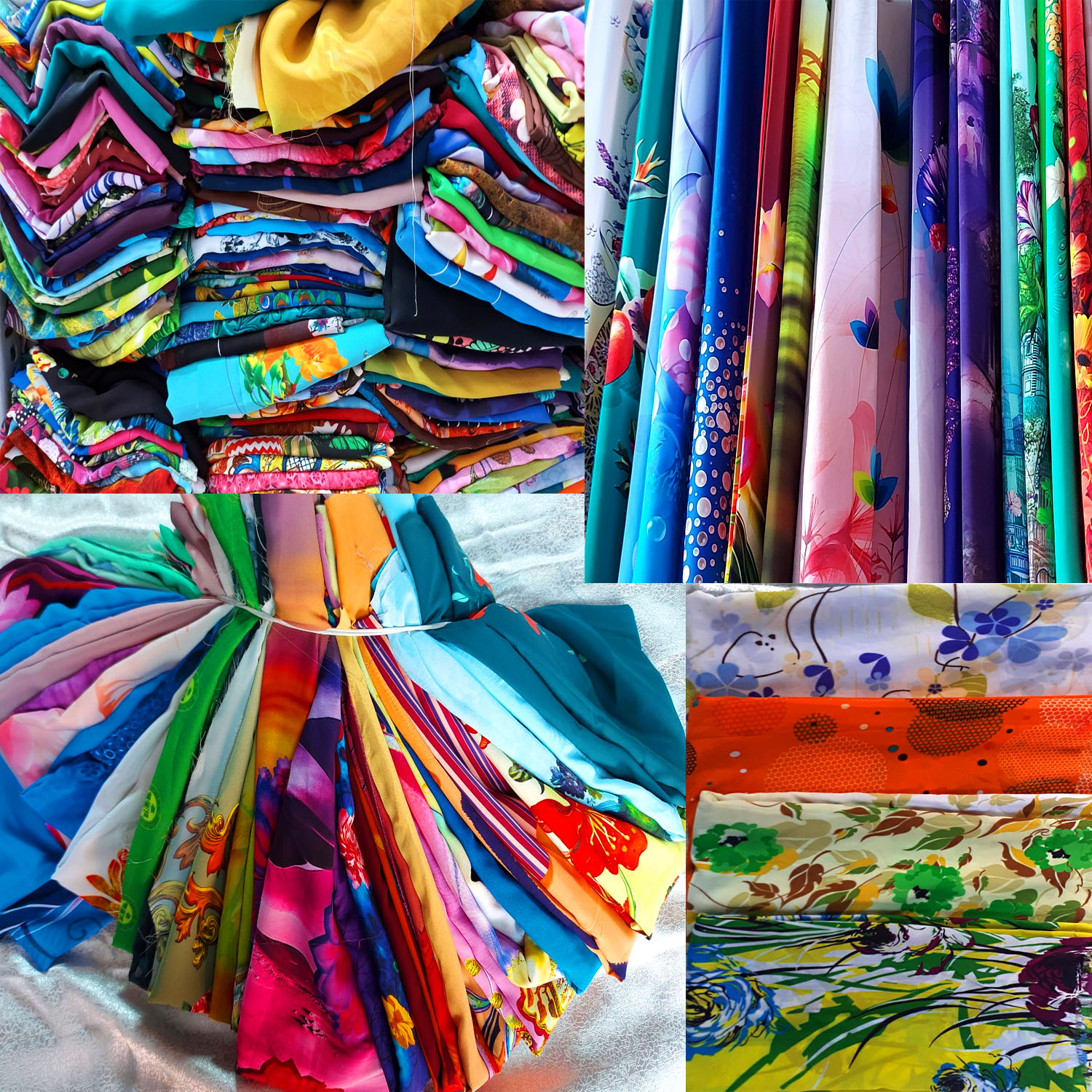 1 KÝ VẢI KHÚC VOAN/LỤA/GẤM GIÁ SIÊU RẺ - MAY ĐỒ NGỦ, MẶC NHÀ, LÀM VẢI VIỀN, TẬP MAY, ĐỒ CHO BÉ, MAY ĐỒ CỘT TÓC...