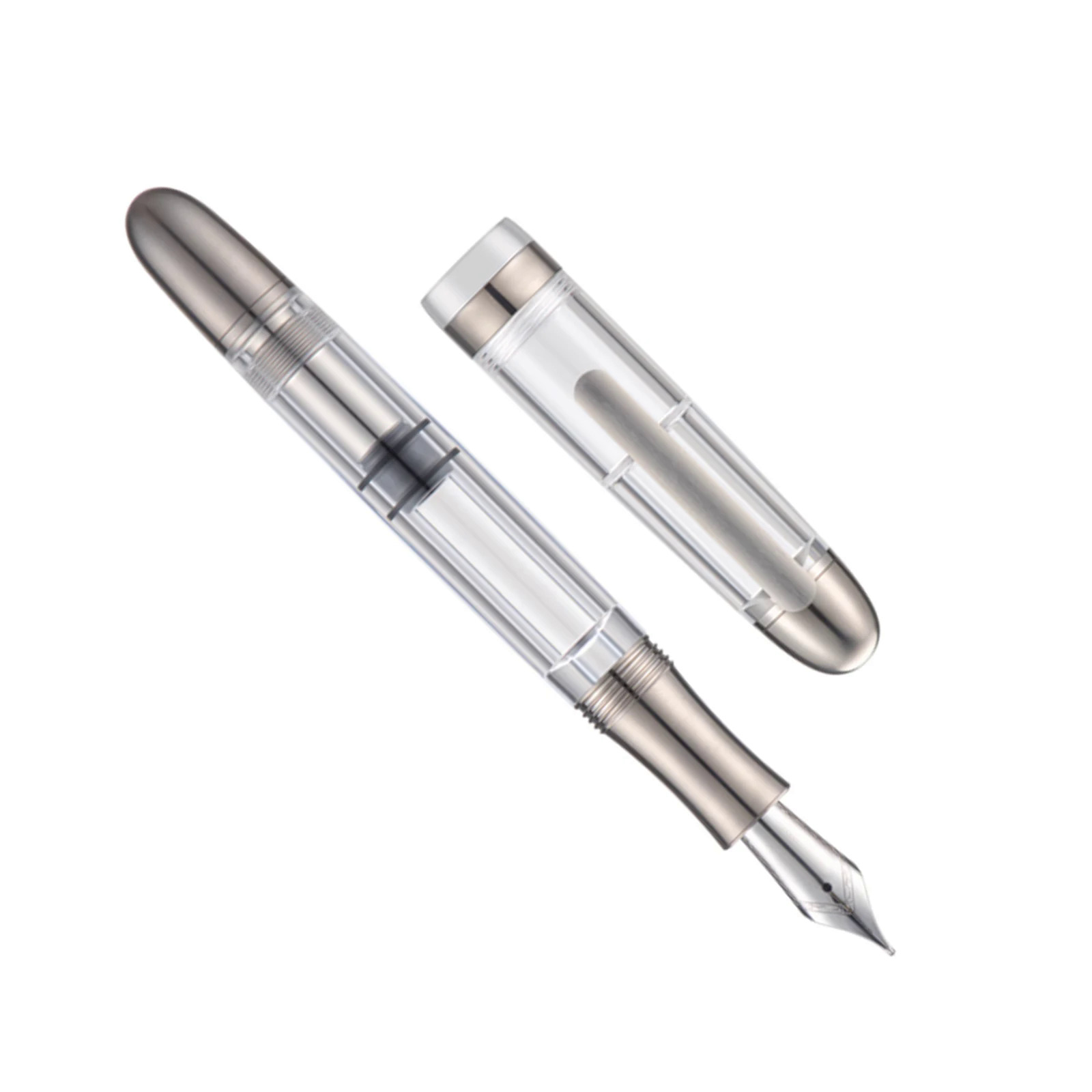 Asvine P36 Piston đài phun nước bút BOCK \ asvine ngòi Titan & Acrylic Viết Bút mực cho văn phòng kinh doanh đồ dùng học tập quà tặng