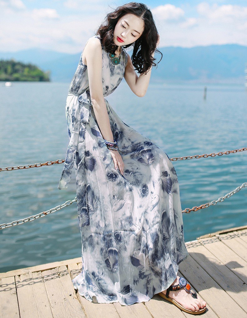 ĐẦM MAXI HỌA TIẾT CAO CẤP LINDA