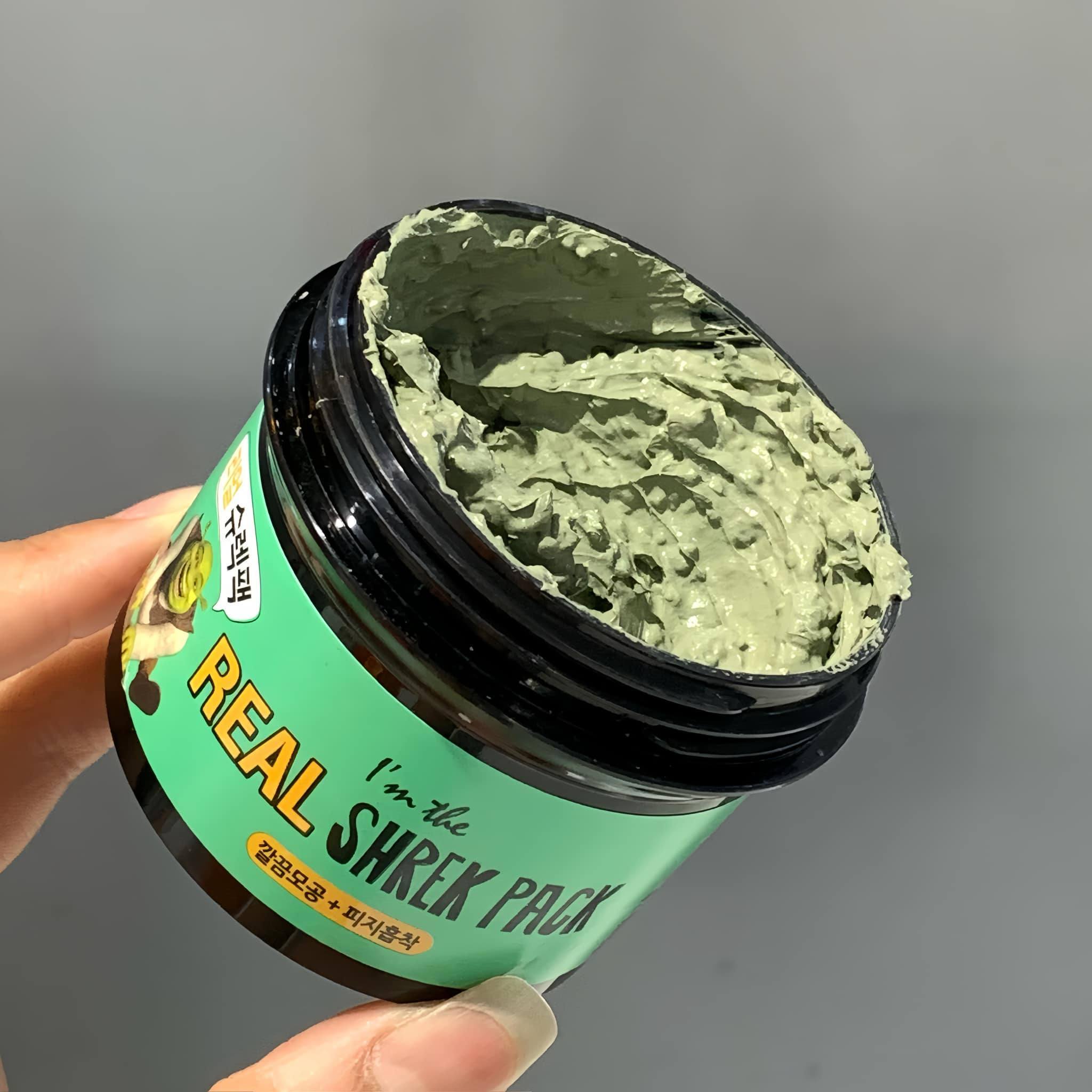 Mặt Nạ Đất Sét Bạc Hà Rau Má I’m The Real Sherk Pack - 110g